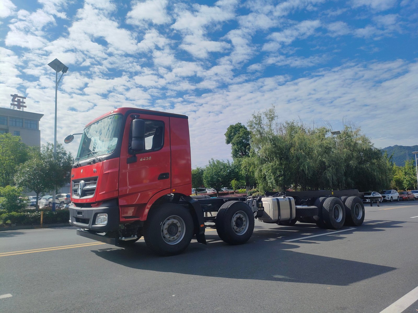 Beiben 8x4 chassis for truck-mounted workover rig